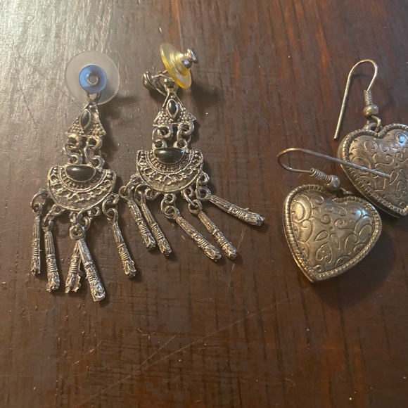 Vintage lot of earrings various styles - Picture 2 of 13